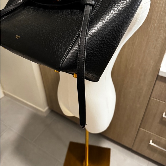 Celine black leather medium handbag - Picture 3 of 12